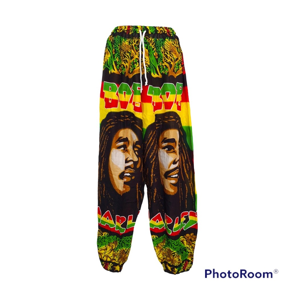 Bob Marley Pants 100% Cotton Unisex Free Size Boho & Hippie Pants Beach Pants